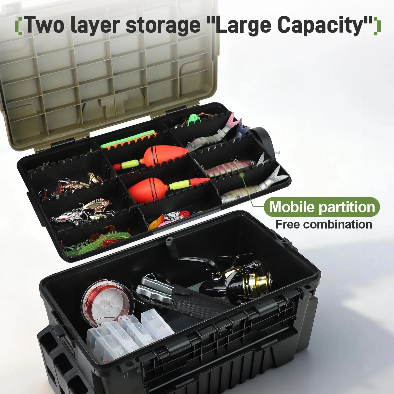 Large Capacity Tackle Fishing  - Fishing Kayak Crate review and price