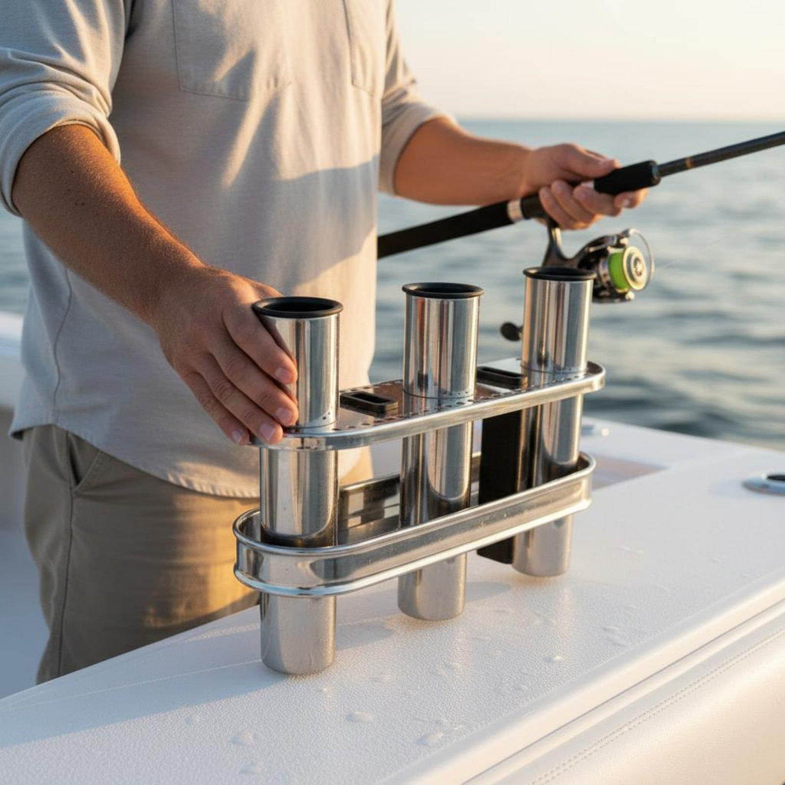 Waterproof Stainless Steel Fis - Fishing Kayak Rod Holder review and price